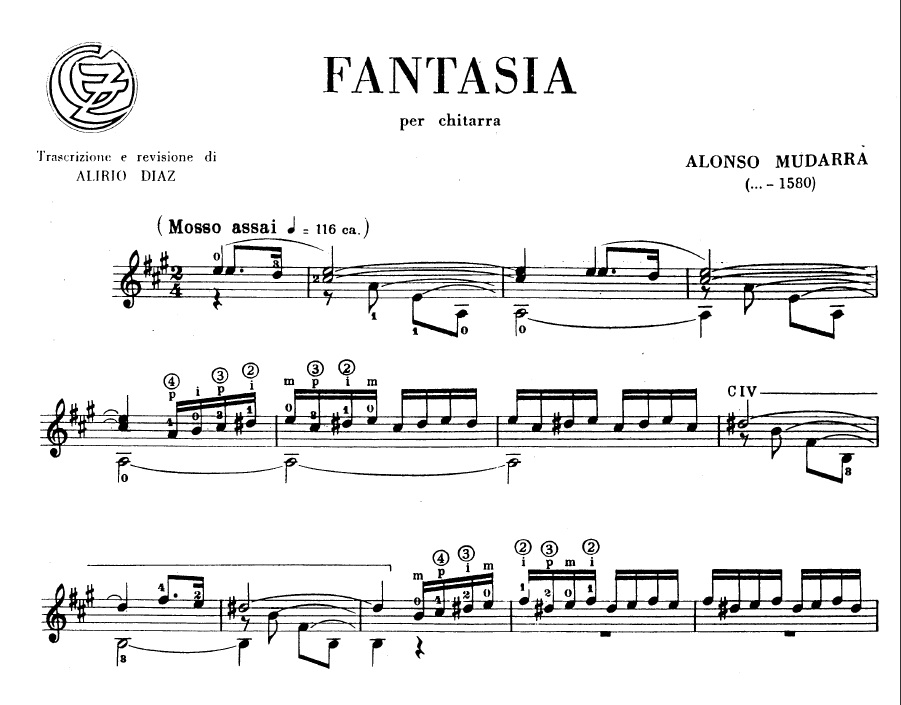 alonso mudarra fantasia x